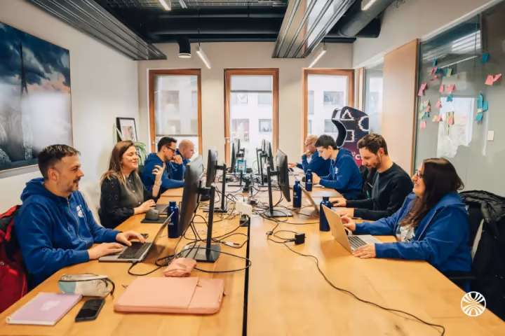 Réunion de travail en équipe
